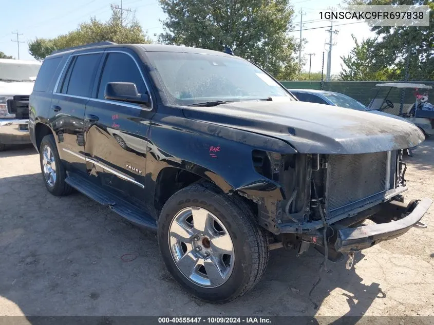 2015 Chevrolet Tahoe Ls VIN: 1GNSCAKC9FR697838 Lot: 40555447