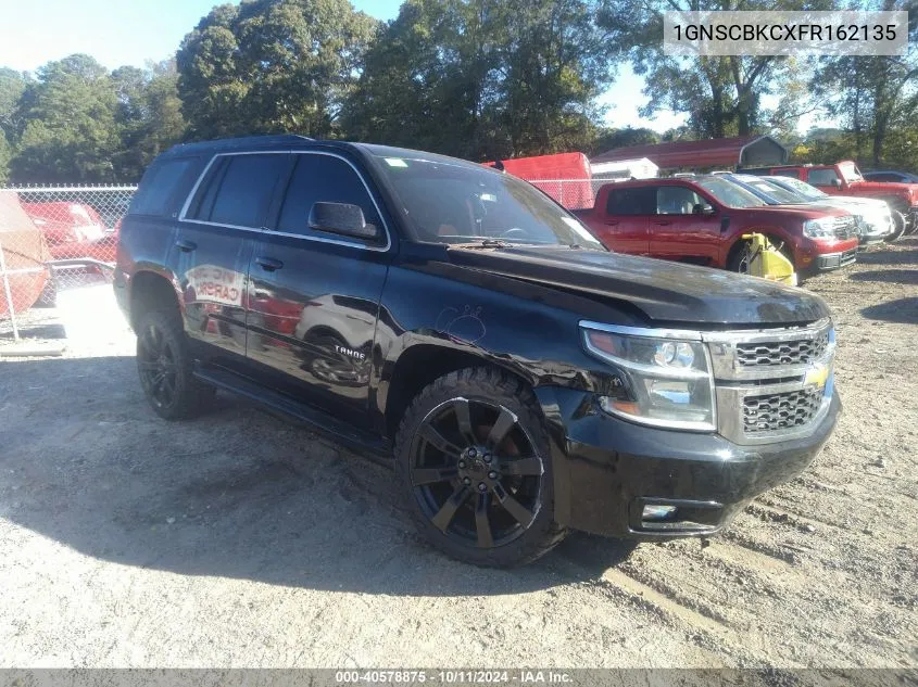 2015 Chevrolet Tahoe C1500 Lt VIN: 1GNSCBKCXFR162135 Lot: 40578875