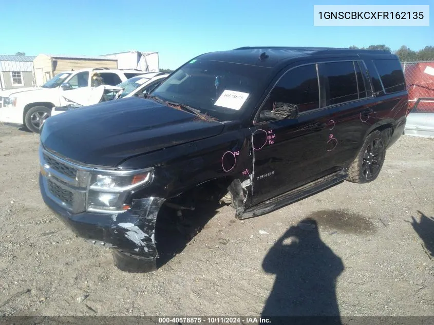 2015 Chevrolet Tahoe C1500 Lt VIN: 1GNSCBKCXFR162135 Lot: 40578875