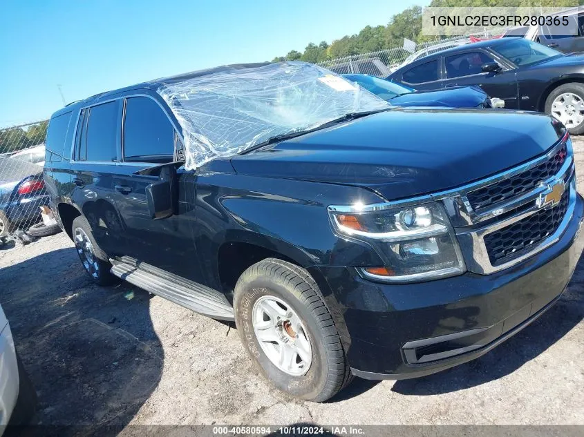 2015 Chevrolet Tahoe Commercial Fleet VIN: 1GNLC2EC3FR280365 Lot: 40580594