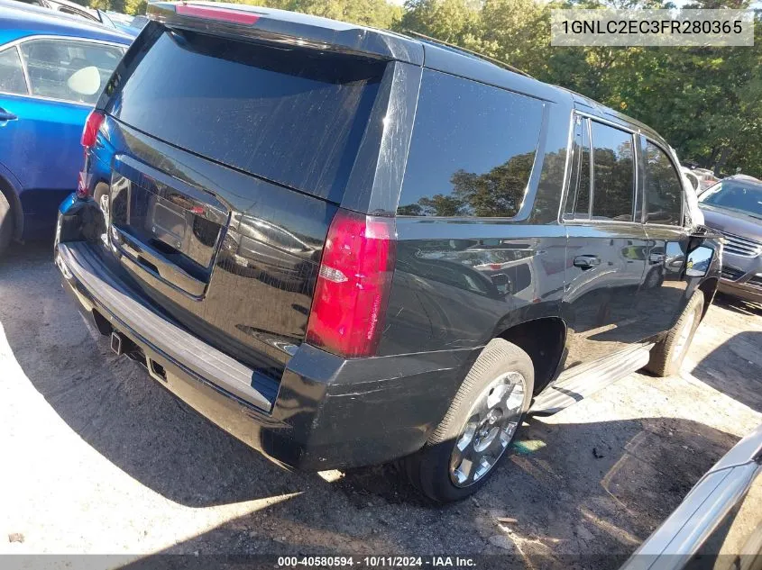 2015 Chevrolet Tahoe Commercial Fleet VIN: 1GNLC2EC3FR280365 Lot: 40580594