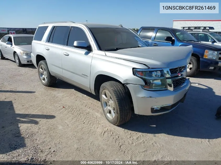 2015 Chevrolet Tahoe Lt VIN: 1GNSCBKC8FR261469 Lot: 40620999