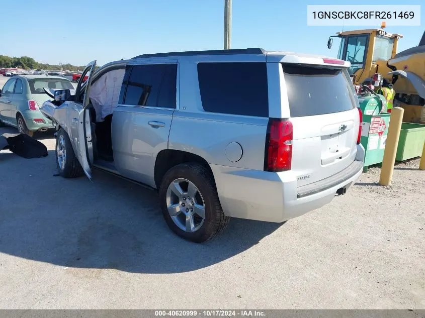 2015 Chevrolet Tahoe Lt VIN: 1GNSCBKC8FR261469 Lot: 40620999