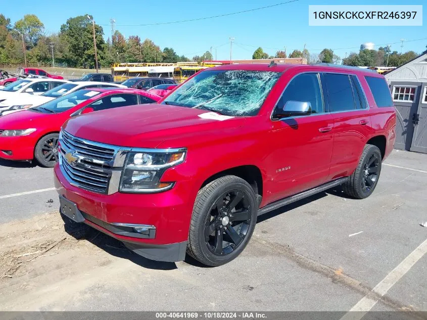 2015 Chevrolet Tahoe Ltz VIN: 1GNSKCKCXFR246397 Lot: 40641969