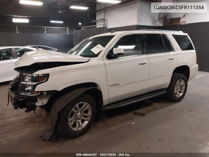 1GNSKBKC5FR111354 2015 Chevrolet Tahoe Lt