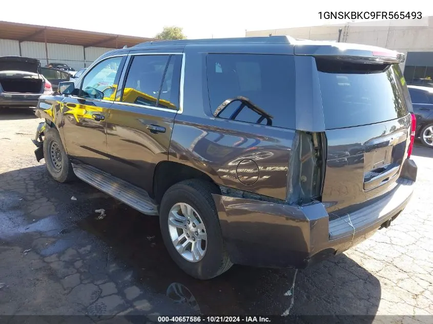 1GNSKBKC9FR565493 2015 Chevrolet Tahoe Lt