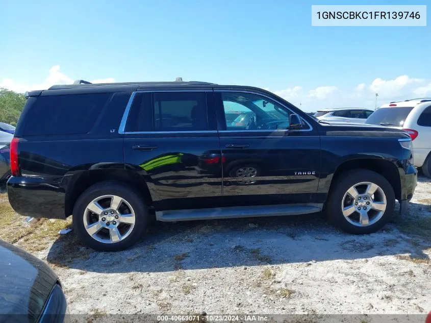 2015 Chevrolet Tahoe Lt VIN: 1GNSCBKC1FR139746 Lot: 40669071