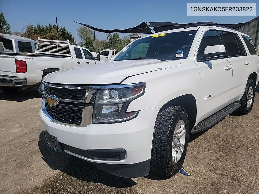 2015 Chevrolet Tahoe Ls VIN: 1GNSKAKC5FR233822 Lot: 40697005