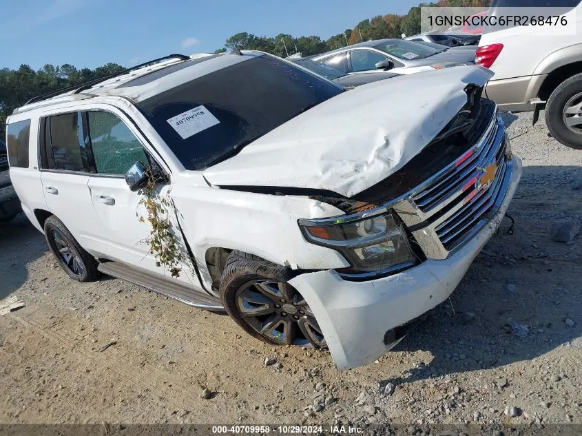 2015 Chevrolet Tahoe Ltz VIN: 1GNSKCKC6FR268476 Lot: 40709958