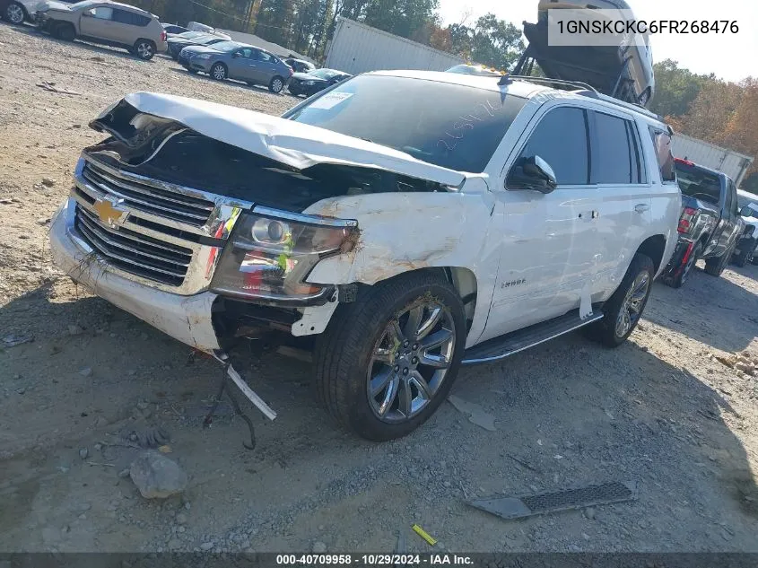 2015 Chevrolet Tahoe Ltz VIN: 1GNSKCKC6FR268476 Lot: 40709958