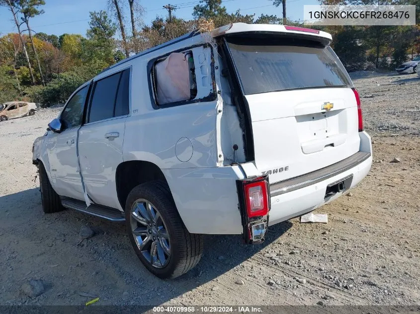 2015 Chevrolet Tahoe Ltz VIN: 1GNSKCKC6FR268476 Lot: 40709958