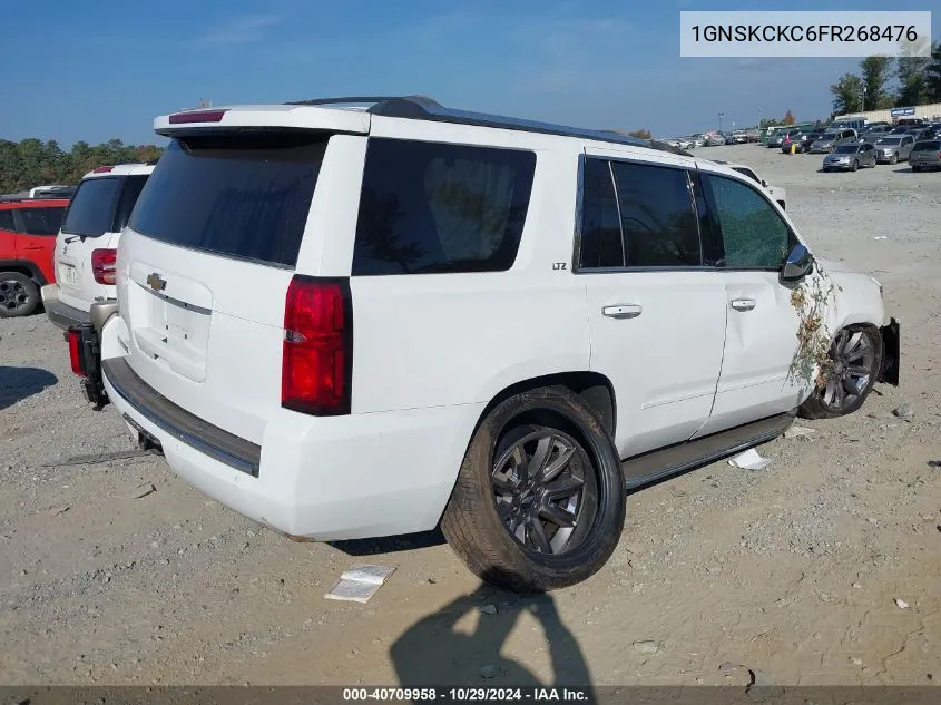 2015 Chevrolet Tahoe Ltz VIN: 1GNSKCKC6FR268476 Lot: 40709958