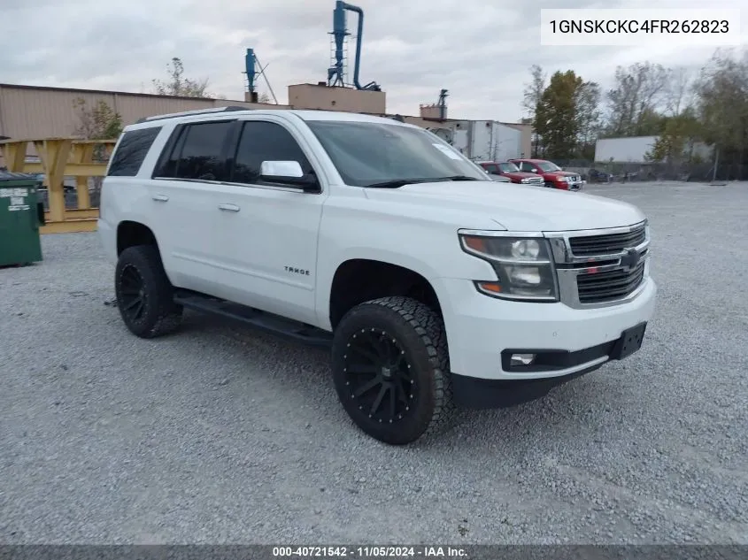 2015 Chevrolet Tahoe Ltz VIN: 1GNSKCKC4FR262823 Lot: 40721542