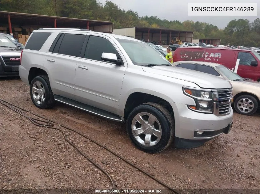 2015 Chevrolet Tahoe Ltz VIN: 1GNSCCKC4FR146289 Lot: 40765000