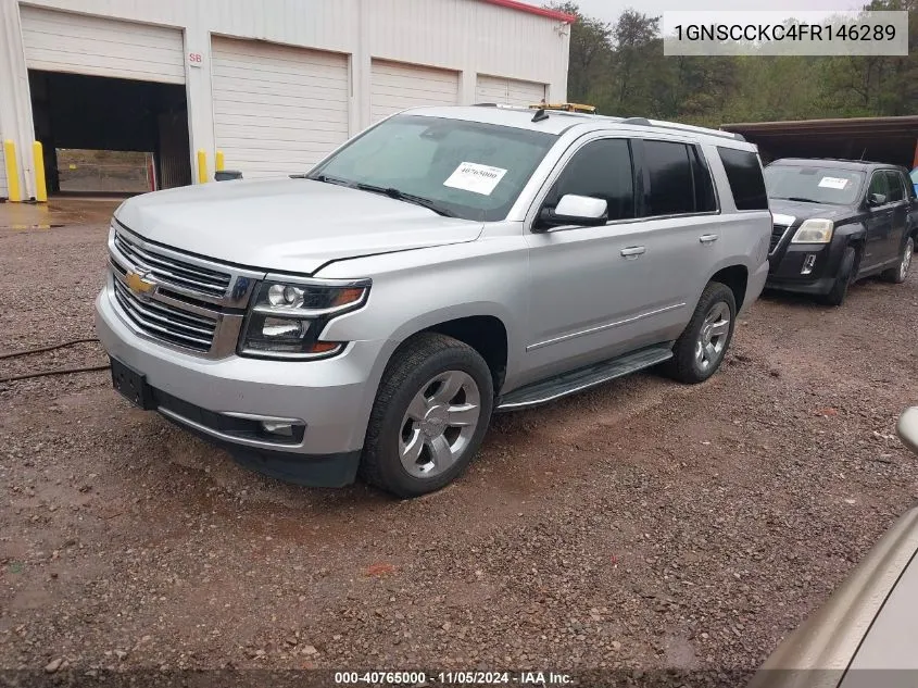 2015 Chevrolet Tahoe Ltz VIN: 1GNSCCKC4FR146289 Lot: 40765000