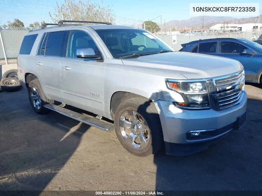 2015 Chevrolet Tahoe Ltz VIN: 1GNSKCKC8FR723358 Lot: 40802280