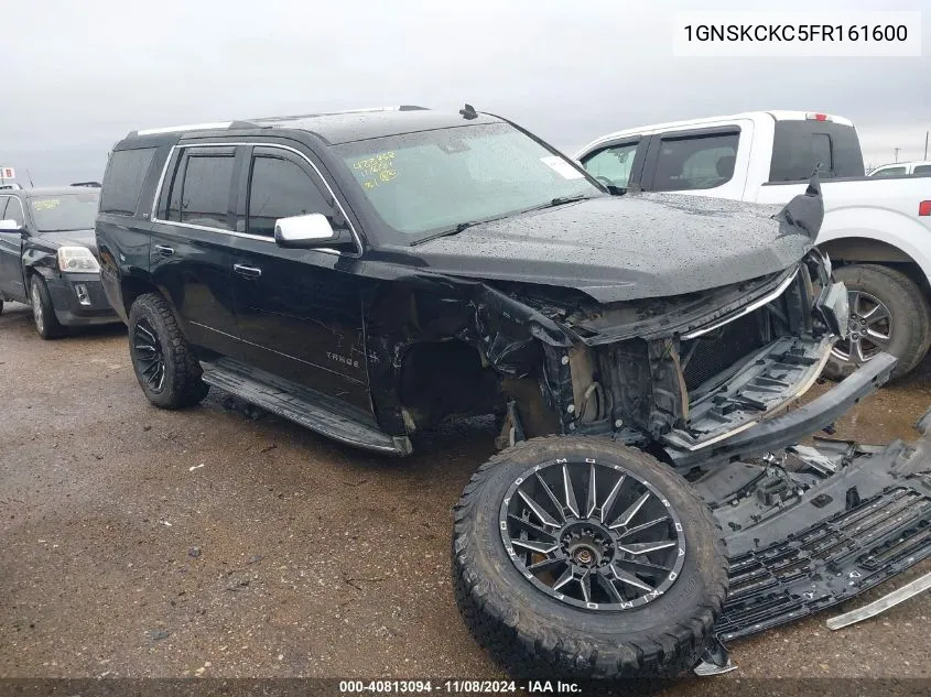 2015 Chevrolet Tahoe Ltz VIN: 1GNSKCKC5FR161600 Lot: 40813094