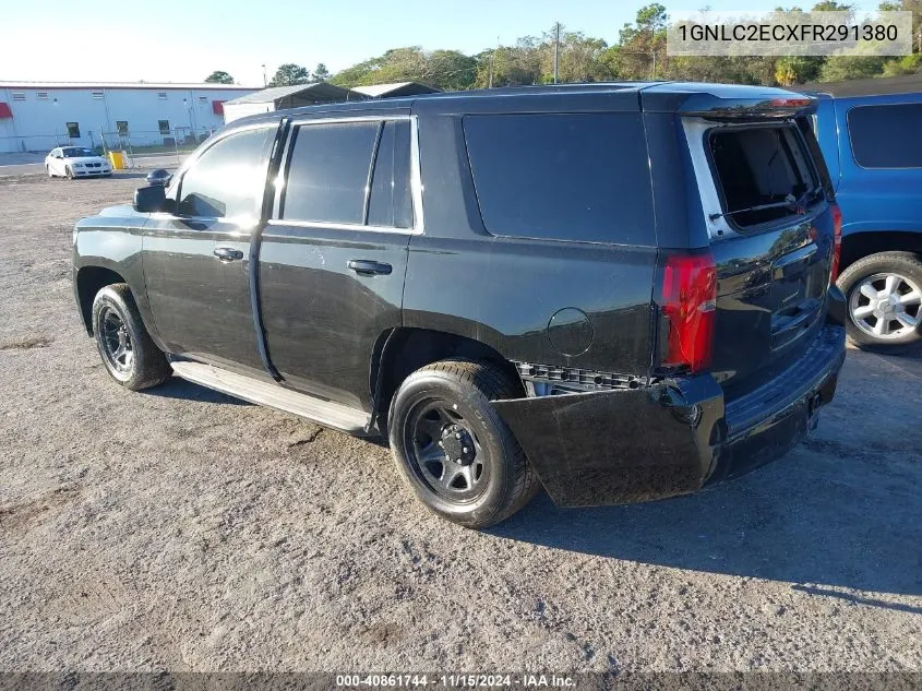 2015 Chevrolet Tahoe Commercial Fleet VIN: 1GNLC2ECXFR291380 Lot: 40861744