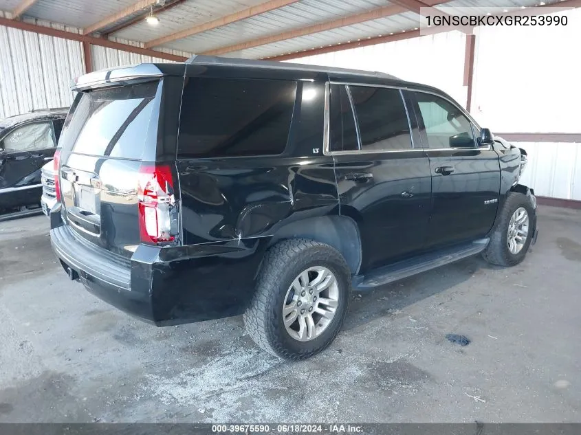 1GNSCBKCXGR253990 2016 Chevrolet Tahoe Lt