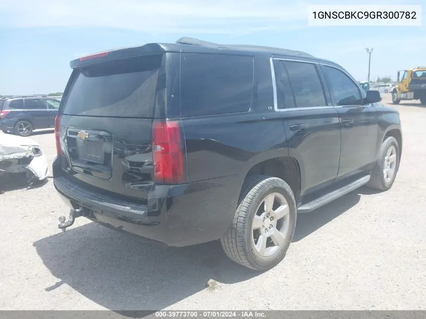 2016 Chevrolet Tahoe Lt VIN: 1GNSCBKC9GR300782 Lot: 39773700