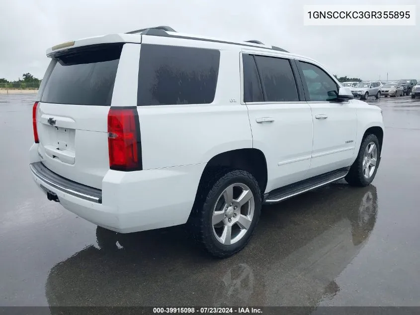 1GNSCCKC3GR355895 2016 Chevrolet Tahoe Ltz