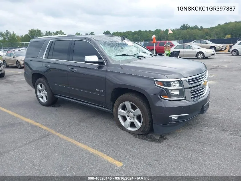 2016 Chevrolet Tahoe Ltz VIN: 1GNSKCKC1GR397887 Lot: 40320145