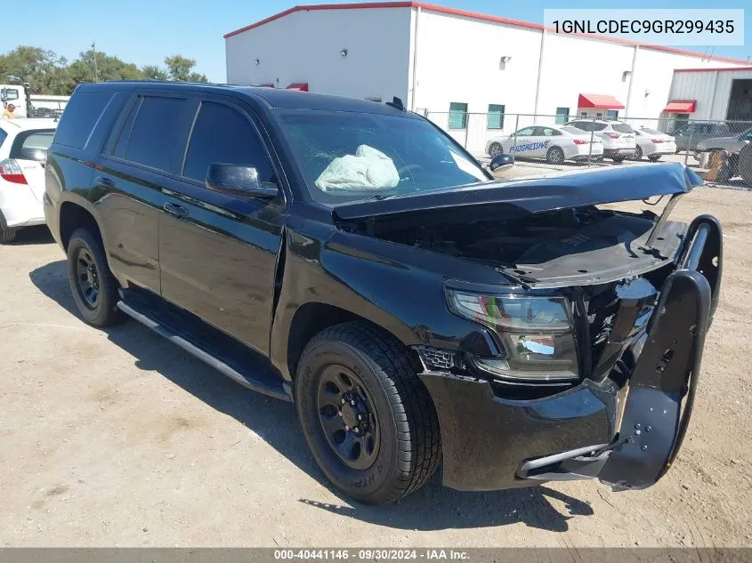 2016 Chevrolet Tahoe Commercial Fleet VIN: 1GNLCDEC9GR299435 Lot: 40441146