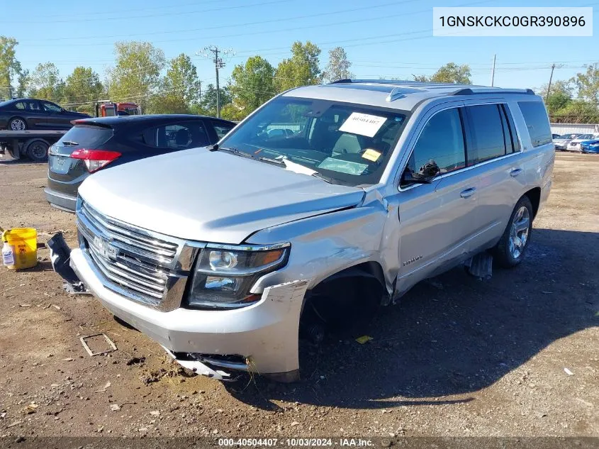 2016 Chevrolet Tahoe Ltz VIN: 1GNSKCKC0GR390896 Lot: 40504407