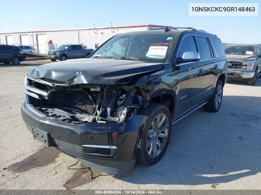 2016 Chevrolet Tahoe Ltz VIN: 1GNSKCKC9GR148463 Lot: 40584304