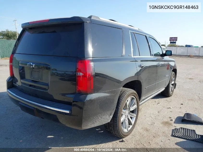 2016 Chevrolet Tahoe Ltz VIN: 1GNSKCKC9GR148463 Lot: 40584304