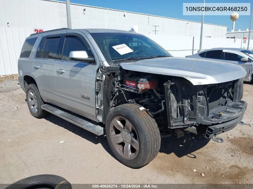 2016 Chevrolet Tahoe C1500 Lt VIN: 1GNSCBKC4GR468250 Lot: 40626274