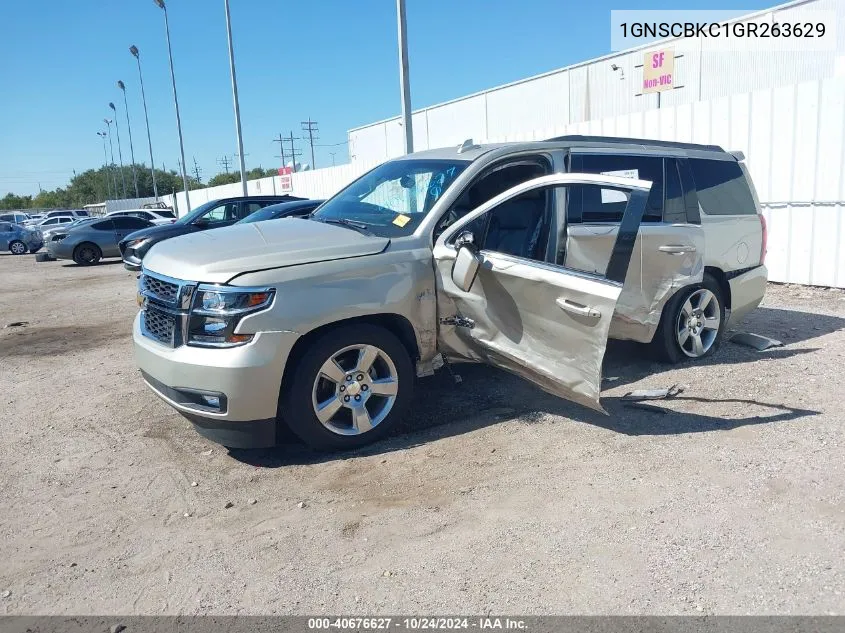 2016 Chevrolet Tahoe Lt VIN: 1GNSCBKC1GR263629 Lot: 40676627