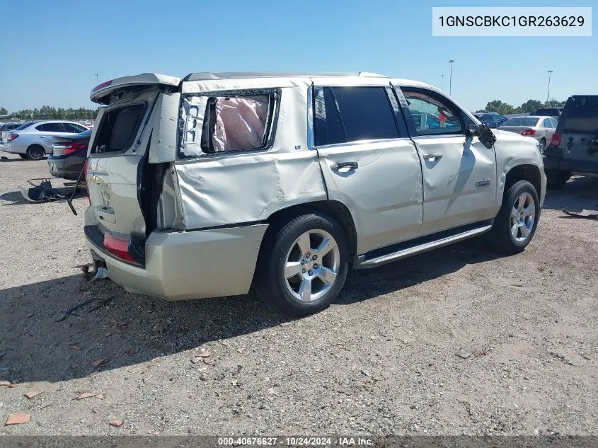 2016 Chevrolet Tahoe Lt VIN: 1GNSCBKC1GR263629 Lot: 40676627