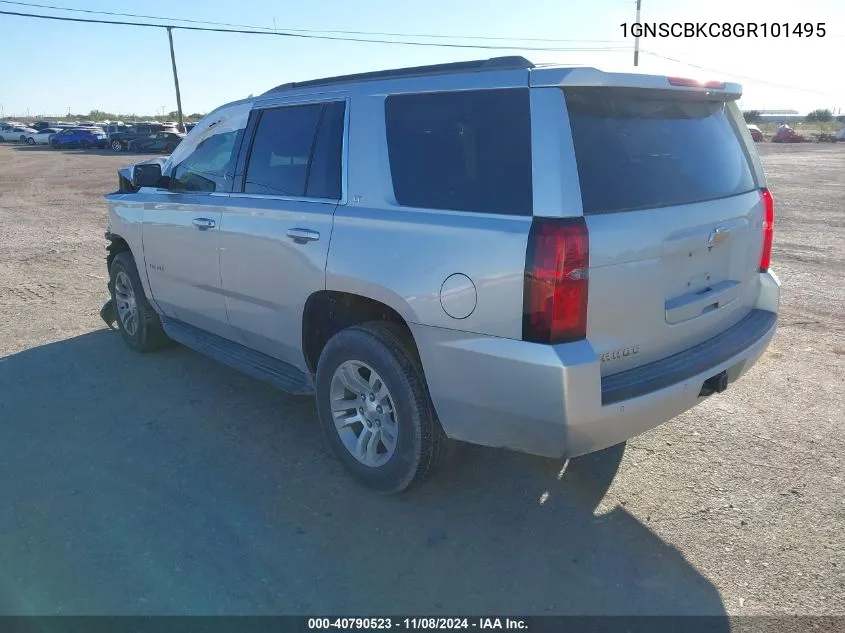 2016 Chevrolet Tahoe Lt VIN: 1GNSCBKC8GR101495 Lot: 40790523