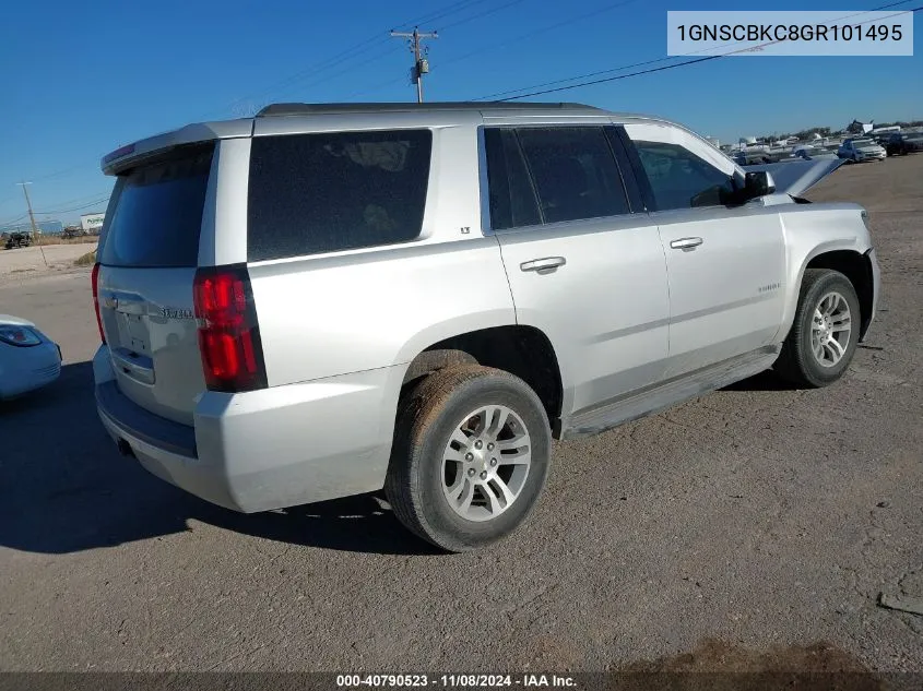 2016 Chevrolet Tahoe Lt VIN: 1GNSCBKC8GR101495 Lot: 40790523