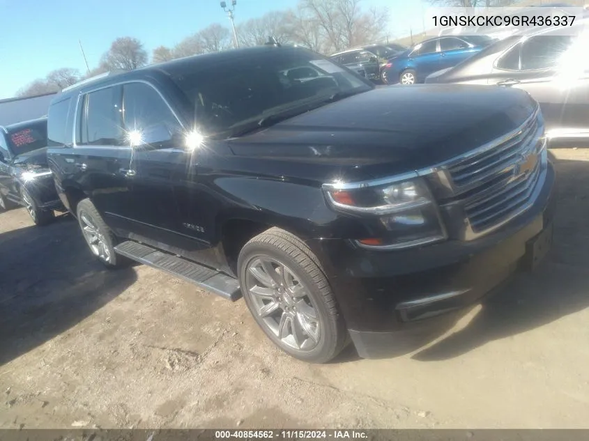 2016 Chevrolet Tahoe Ltz VIN: 1GNSKCKC9GR436337 Lot: 40854562