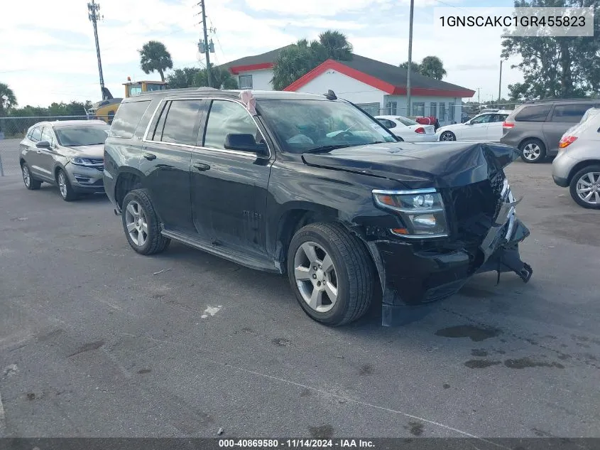 2016 Chevrolet Tahoe Ls VIN: 1GNSCAKC1GR455823 Lot: 40869580