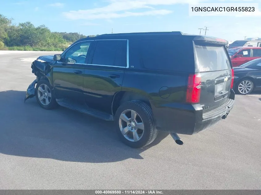 2016 Chevrolet Tahoe Ls VIN: 1GNSCAKC1GR455823 Lot: 40869580