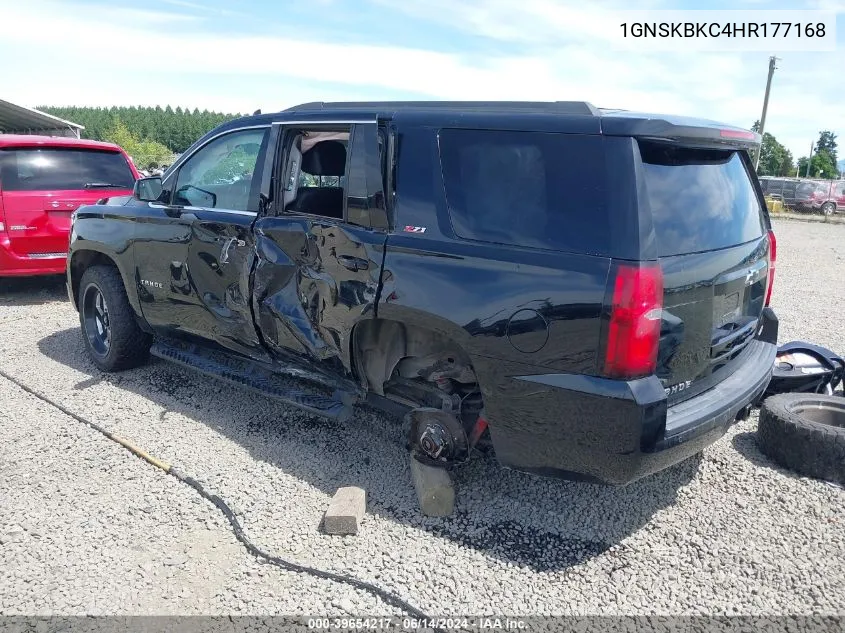 1GNSKBKC4HR177168 2017 Chevrolet Tahoe Lt