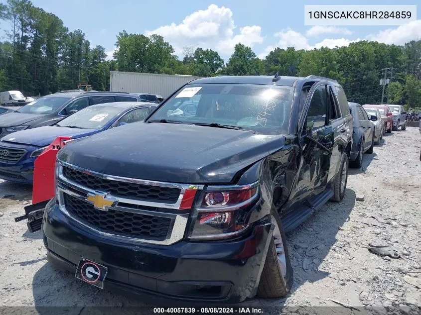 2017 Chevrolet Tahoe Ls VIN: 1GNSCAKC8HR284859 Lot: 40057839