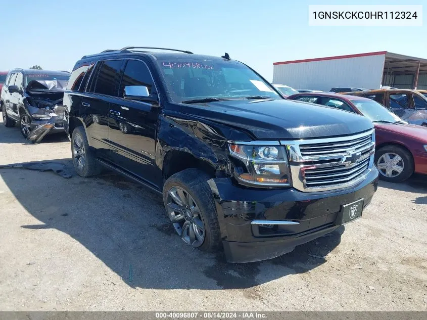 2017 Chevrolet Tahoe Premier VIN: 1GNSKCKC0HR112324 Lot: 40096807