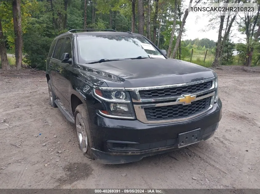 1GNSCAKC2HR210823 2017 Chevrolet Tahoe C1500 Ls