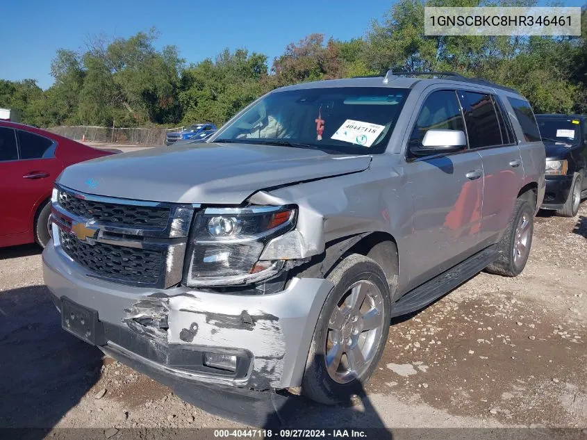 1GNSCBKC8HR346461 2017 Chevrolet Tahoe Lt