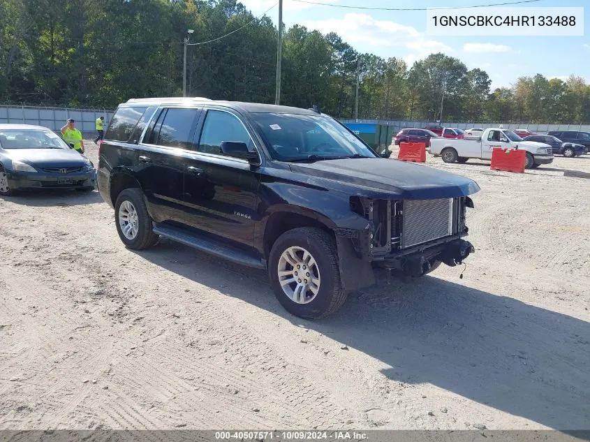 2017 Chevrolet Tahoe Lt VIN: 1GNSCBKC4HR133488 Lot: 40507571