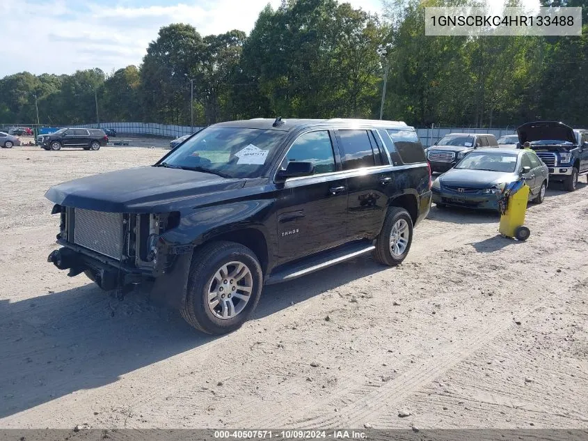 2017 Chevrolet Tahoe Lt VIN: 1GNSCBKC4HR133488 Lot: 40507571