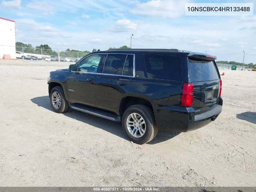 2017 Chevrolet Tahoe Lt VIN: 1GNSCBKC4HR133488 Lot: 40507571