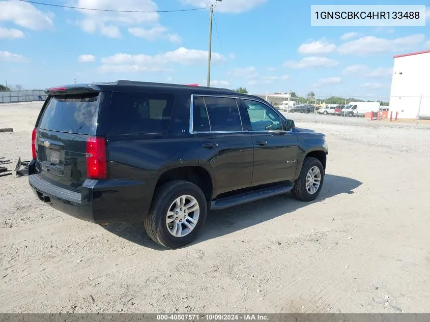 2017 Chevrolet Tahoe Lt VIN: 1GNSCBKC4HR133488 Lot: 40507571