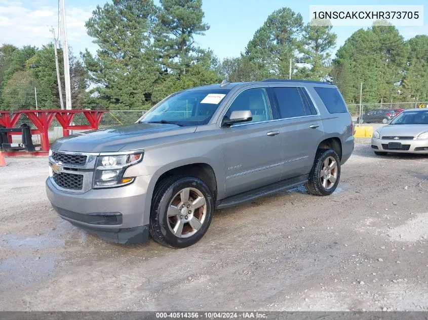 2017 Chevrolet Tahoe Ls VIN: 1GNSCAKCXHR373705 Lot: 40514356