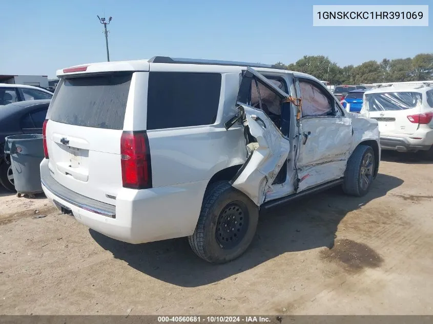 1GNSKCKC1HR391069 2017 Chevrolet Tahoe Premier