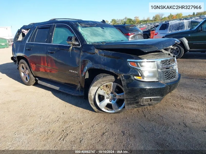 2017 Chevrolet Tahoe K1500 Ls VIN: 1GNSKAKC2HR327966 Lot: 40562747